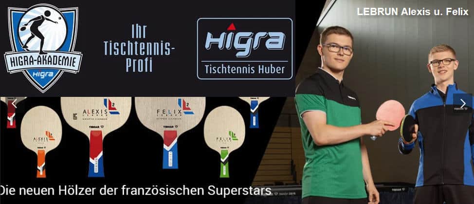 HIGRA TISCHTENNIS – SPORT HUBER