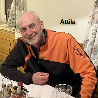 Attila Bathory – ehemaliger ungarischer Nationalspieler – trainiert Tischtennis Leonding