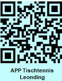 Tischtennisspieler in Aktion bei Leonding 2025/2026 Turnier.