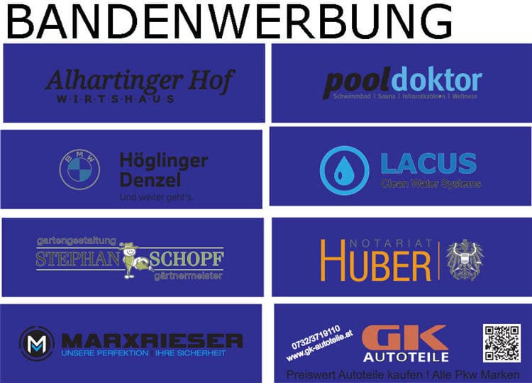Bandenwerbung/Sponsoring im Tischtennis