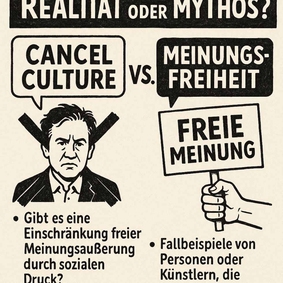 Cancel Culture vs. Meinungsfreiheit: Realität oder Mythos?