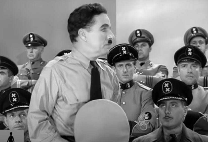Charlie Chaplin – Rede an die Menschheit <div style="padding:20px; background:#f1f9ff; border:1px solid #ccc; border-radius:8px;"> <h3 style="color:#1a73e8;">Wie stehst du zur freien Meinungsäußerung?</h3> <form method="post"> <input type="radio" name="meinung" value="wichtig" required> Sehr wichtig<br> <input type="radio" name="meinung" value="neutral"> Neutral<br> <input type="radio" name="meinung" value="unwichtig"> Unwichtig<br><br> <input type="submit" name="submit_meinung" value="Abstimmen"> </form> <h4>Ergebnisse:</h4><ul><li><strong>wichtig:</strong> 26</li><li><strong>neutral:</strong> 1</li><li><strong>unwichtig:</strong> 1</li></ul></div>