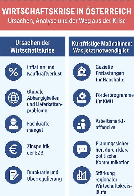 Tischtennis Leonding | Wirtschaftskrise in Österreich: Ursachen, Analyse und der Weg aus der Krise Infografik zur Wirtschaftskrise in Österreich: Ursachen, Lösungen und Maßnahmen für die Zukunft.