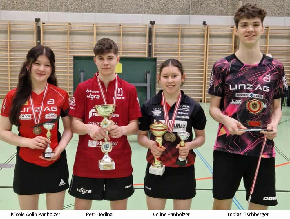 Petr Hodina sichert sich den U19-ÖM-Titel Tischtennis Leonding | Petr Hodina sichert sich den U19-ÖM-Titel