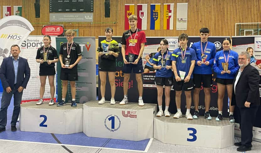 Helden der Nationalen Meisterschaft U19: Nina Skerbinz und Petr Hodina gewinnen den Titel. Helden der Nationalen Meisterschaft U19
