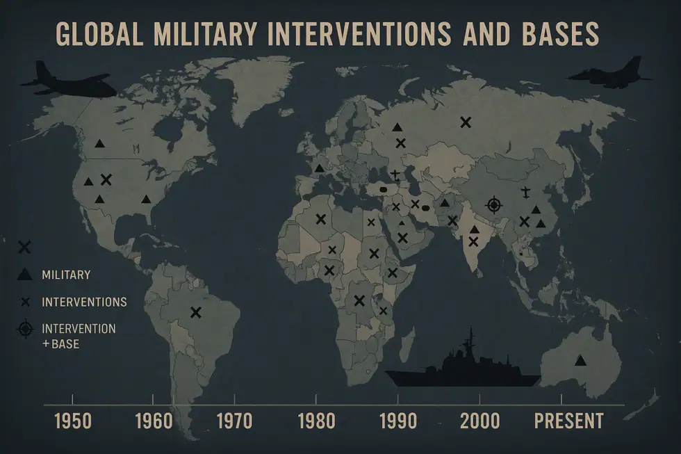 Wer führt wirklich die meisten Kriege? – Die USA und ihre globale Militärpolitik seit 1950