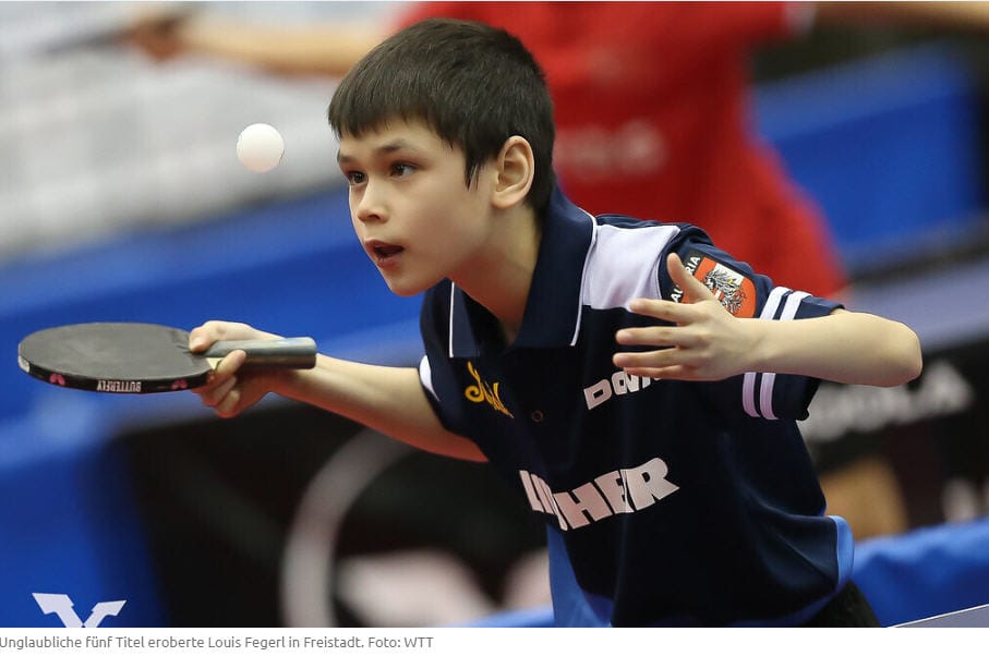 Fünfmal Gold! Louis Fegerl glänzt bei den U13-Nachwuchsmeisterschaften in Freistadt.