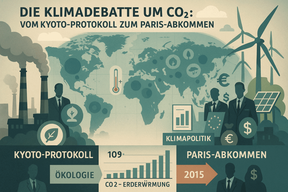 Die Entwicklung der CO₂-Debatte: Von Kyoto bis Paris und die wahren Profiteure des Klimawandels