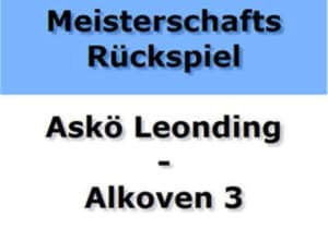 26.1.2024 – Meisterschaft Leonding gegen Alkoven 3