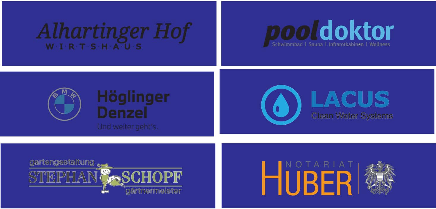 Bandenwerbung/Sponsoring im Tischtennis Bandenwerbung