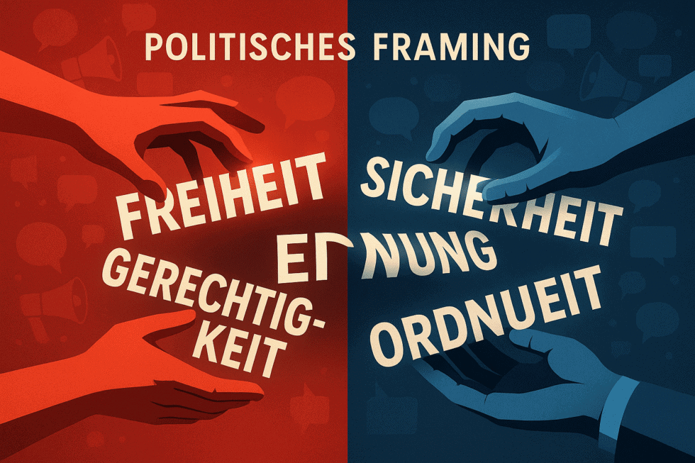 Framing in der Politik: Wie Linke und Rechte Wörter nutzen