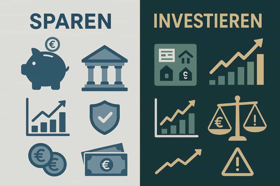 Sparen oder Investieren: Unterschiede und smarte Strategien!