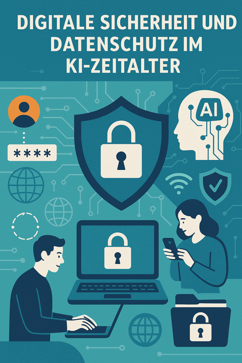 Digitale Sicherheit und Datenschutz im KI-Zeitalter: Bedrohungen, Risiken und praktische Schutzmaßnahmen