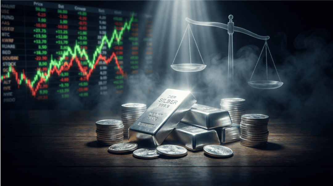 Gold und Münzen vor einem Tischtennis-Leonding-Hintergrund.