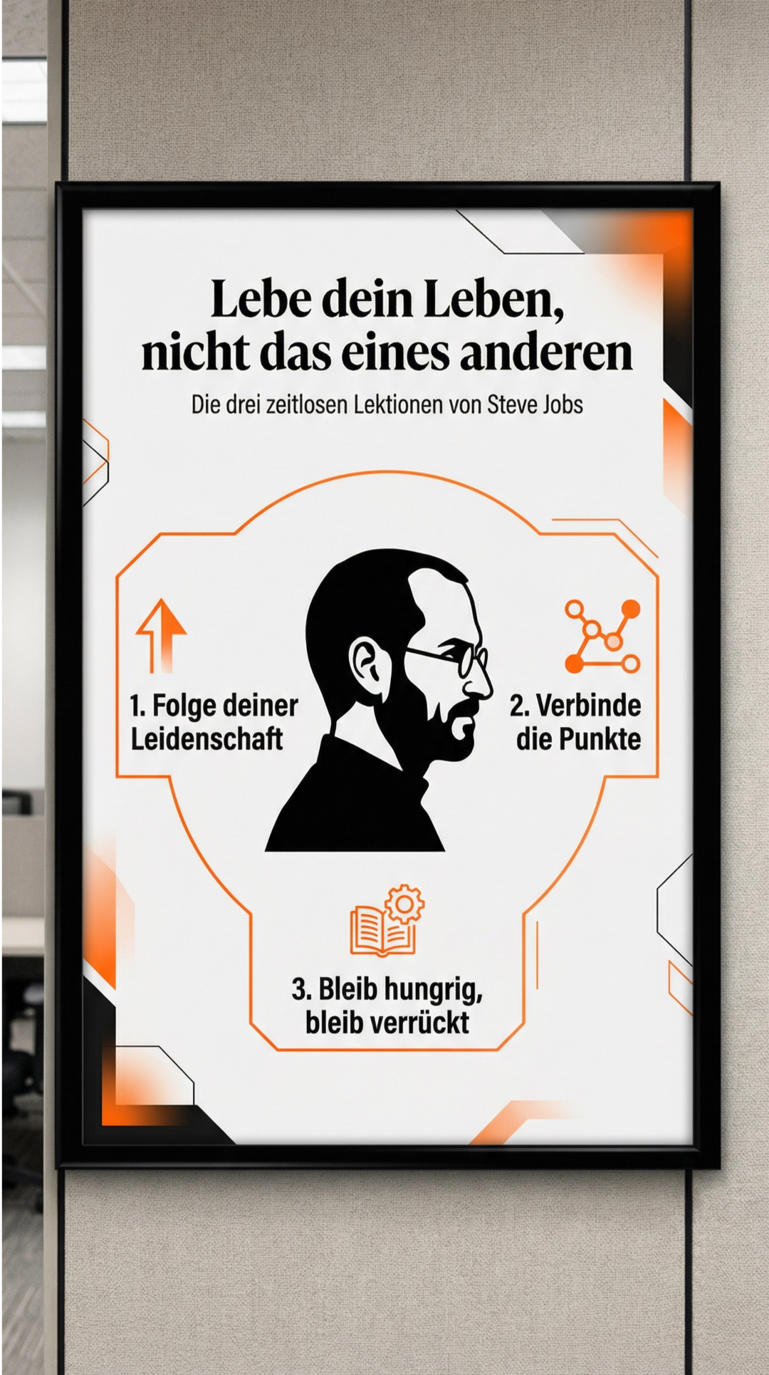 Inspirierende Zitat im Tischtennis Verein Leonding.