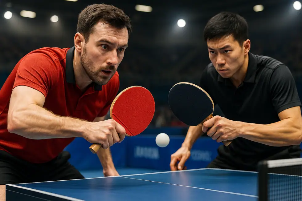 Verwenden Spitzenspieler im Tischtennis spezielle Beläge, die nicht handelsüblich sind?