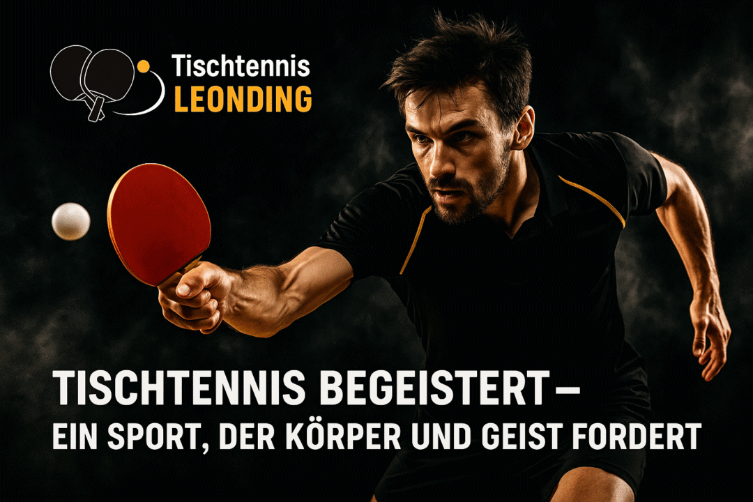 Tischtennis Leonding | Geschichte der Leondinger „C“-Mannschaft Tischtennisspieler in Aktion: Leidenschaft, Fokus und sportliche Herausforderung im Tischtennis.