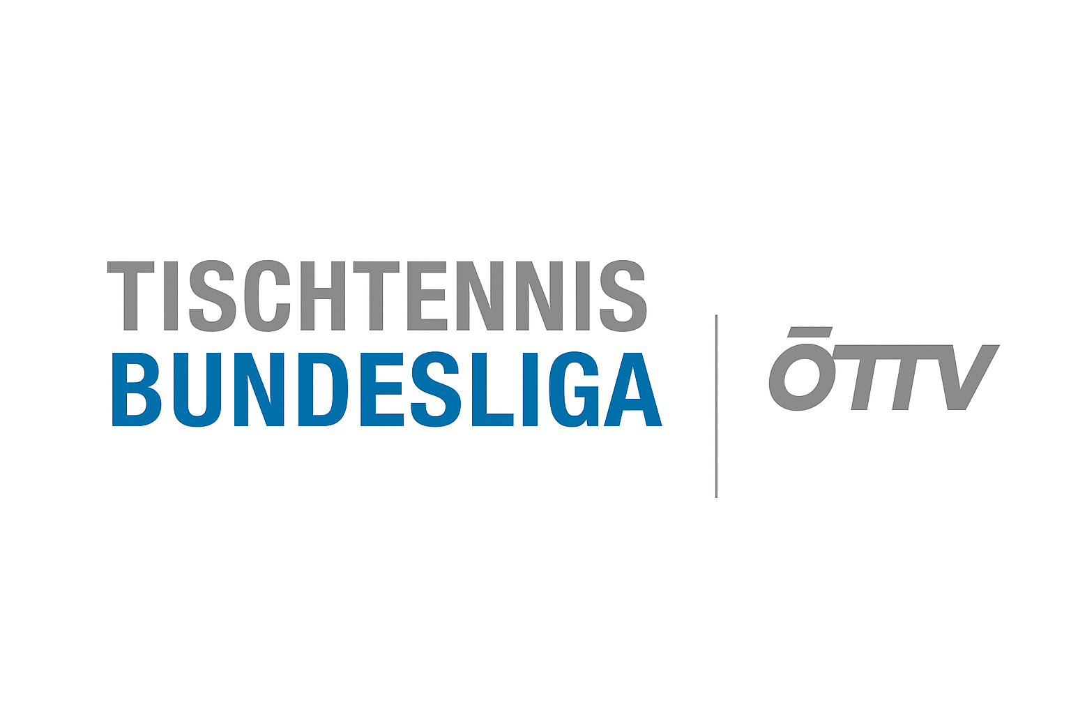 Logo der Tischtennis Bundesliga mit modernem Design und dynamischen Farben.