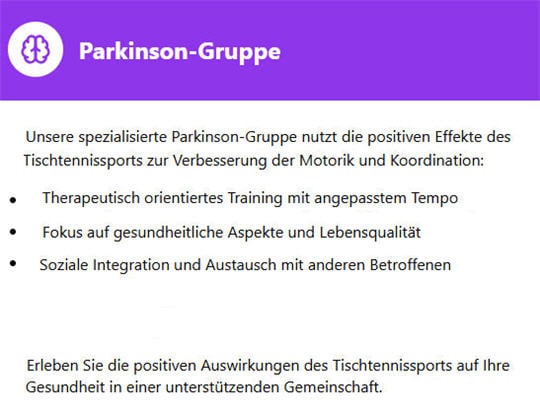 Home Tischtennis Gegen Parkinson Beweglichkeit Und Gemeinschaft