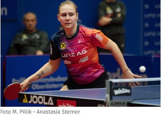 Anastasia Sterner besiegt Staatsmeisterin Liu Yuan und sichert Linz AG Froschberg TV-Sieg in der Tischtennis-Bundesliga Anastasia Sterner besiegt Staatsmeisterin Liu Yuan