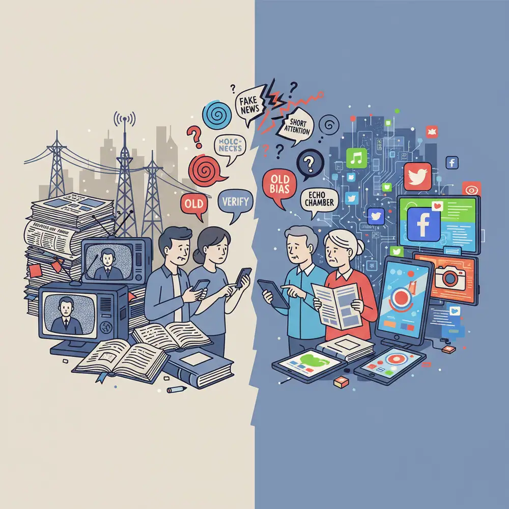 Tischtennis Leonding | Medienkompetenz im Wandel: Klassische Medien vs. Social Media – Warum beschimpft man sich gegenseitig? Traditionelle und moderne Medien im Konflikt: Information, Glaubwürdigkeit und digitale Interaktion.