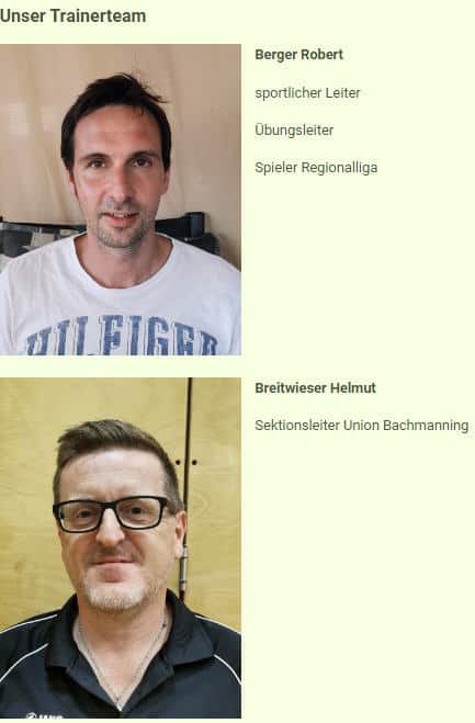Vorzeigeverein des OÖTTV – Union Raiffeisen Bachmanning Vorzeigeverein des OÖTTV – Union Raiffeisen Bachmanning