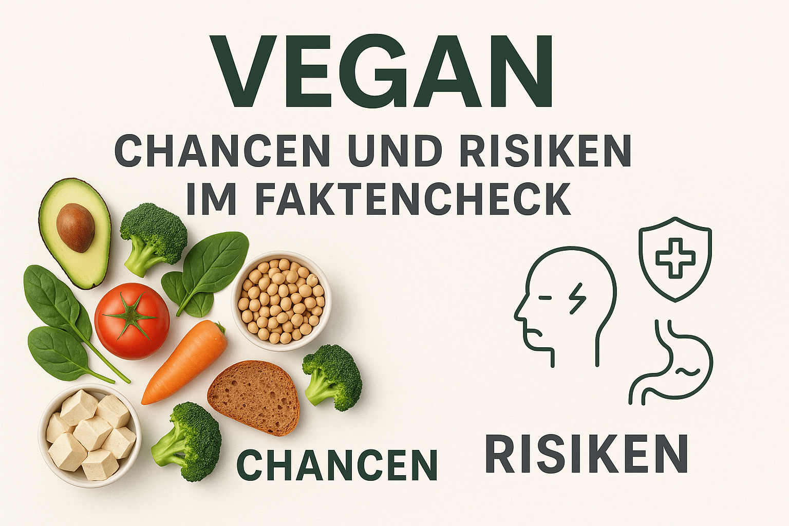 Veganismus: Chancen und Risiken für Gesundheit und Ernährung im Faktencheck.