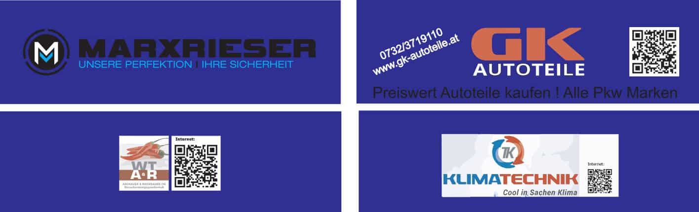 Bandenwerbung/Sponsoring im Tischtennis Bandenwerbung
