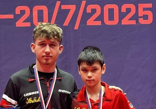 Elfjähriger Fegerl schreibt mit U15-EM-Silber ÖTTV-Geschichte